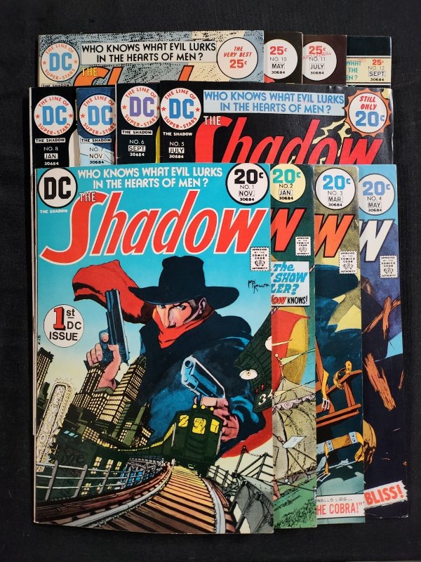 Shadow 12PC #1-12 - Complete Set /Dennis O'Neil & Mike Kaluta (7.0/7.5) 1973