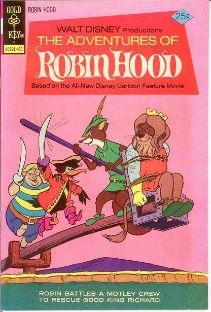 ADVENTURES OF ROBIN HOOD (GOLD KEY) 6 VF-NM Nov. 1974 COMICS BOOK