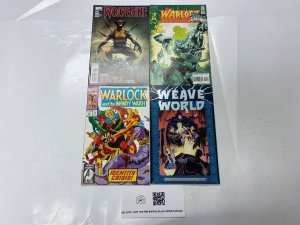 4 MARVEL comic books Wolverine #1 Warlock #15 41 Weave World #1 40 KM18