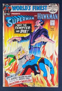 World’s Finest (1941) #209 FN+ (6.5) Neal Adams Cover Hawkman Superman