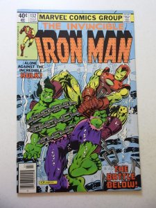 Iron Man #132 (1980) VG Condition moisture stain fc