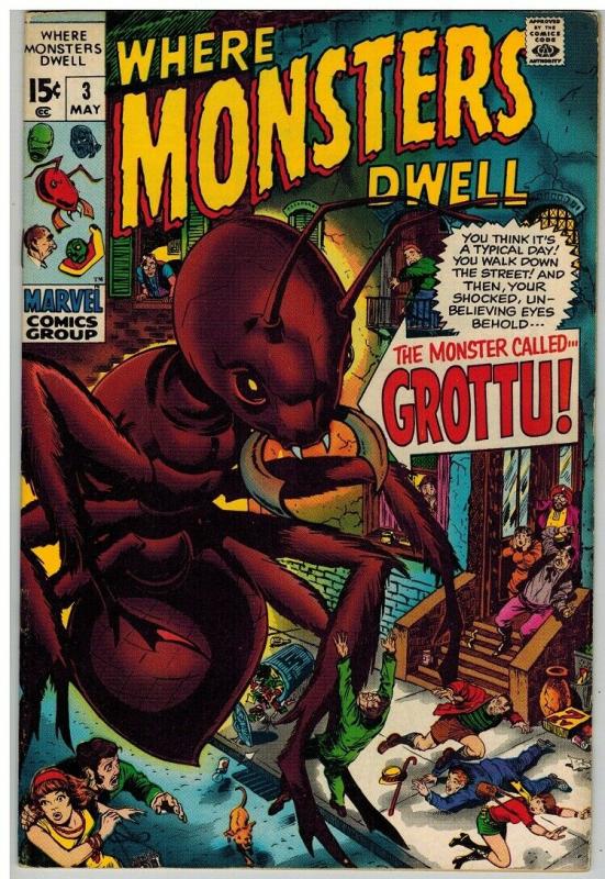 WHERE MONSTERS DWELL 3 FN+ May 1970
