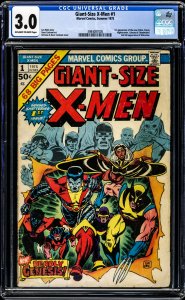 Giant-Size X-Men #1 (1975) - CGC Graded 3.0- 1st New Team!