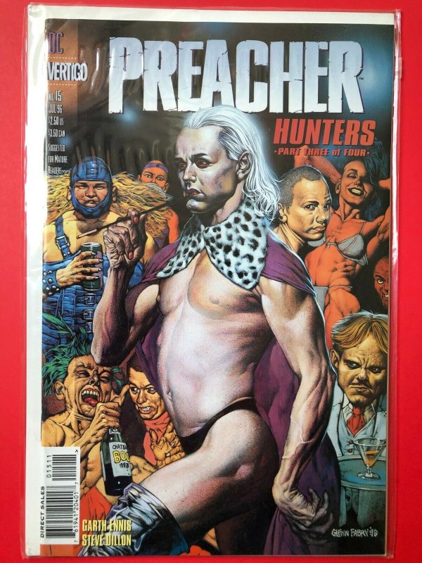 PREACHER  V1 #15 1996 VERTIGO /  DIRECT SALE / NM+