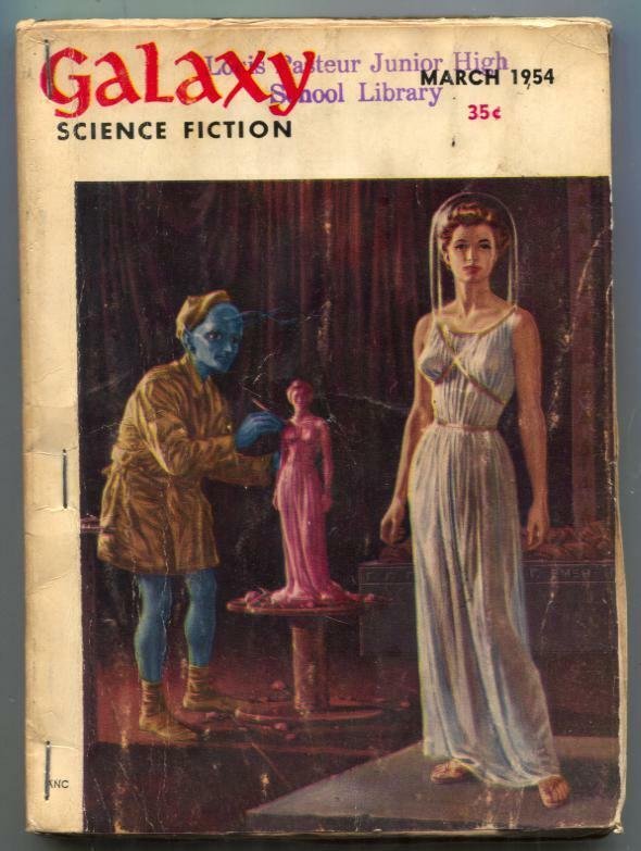 Galaxy Science Fiction March 1954- Telenizer reading copy