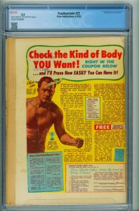 Frankenstein #25  1951 - Prize -CGC 3.5 - Comic Book-4332358006