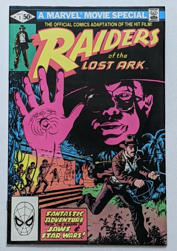 Raiders Of The Lost Ark #1 (Sept 1981, Marvel) VF 8.0 Klaus Jansen art