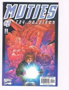Muties # 2 NM Marvel Comic Book Toy Soldiers X-Men Professor X S80