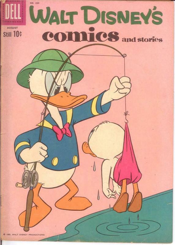 WALT DISNEYS COMICS & STORIES 239 VG BARKS COMICS BOOK