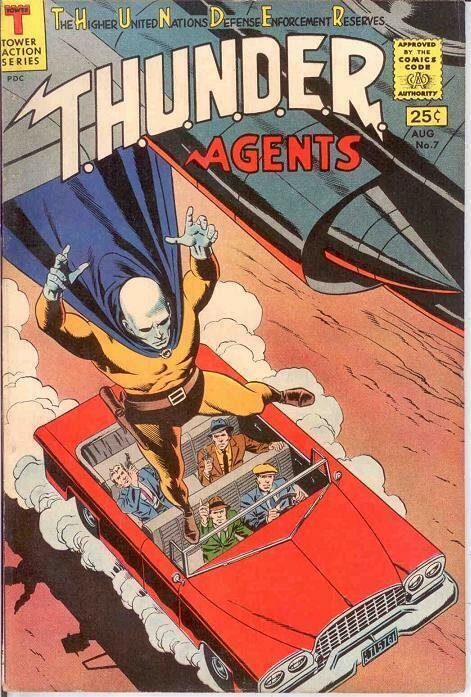 THUNDER AGENTS 7 F-VF   August 1966 COMICS BOOK