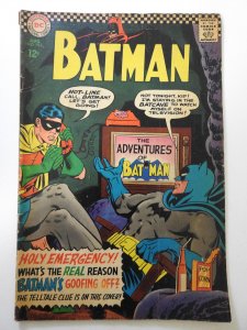 Batman #183 (1966) VG- Condition 2 centerfold wraps detached bottom staple