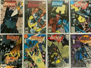 Batman comic lot from:#414-449 25 different avg 7.0 (range 6.0-8.0) (1988-90)