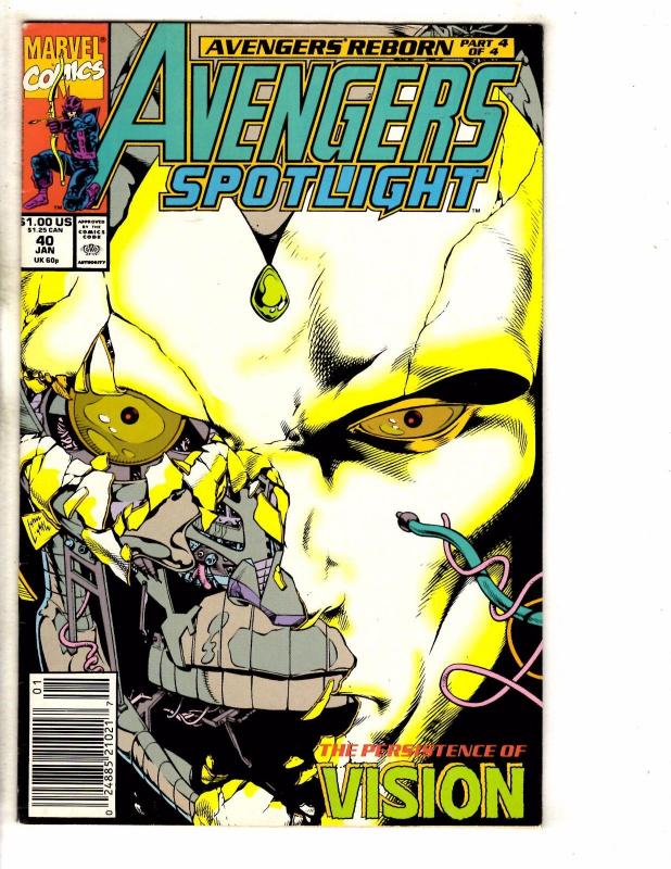 Lot Of 8 Avengers Spotlight Marvel Comic Books # 30 31 32 34 36 37 38 40 RM4