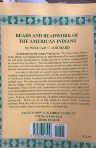 Beads and bead work of the American Indians, Orchard, 2020