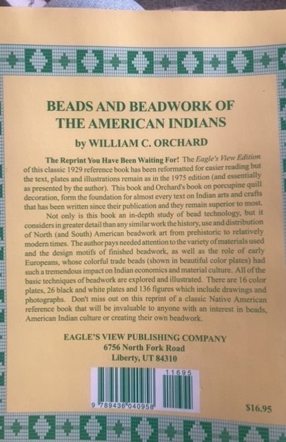 Beads and bead work of the American Indians, Orchard, 2020
