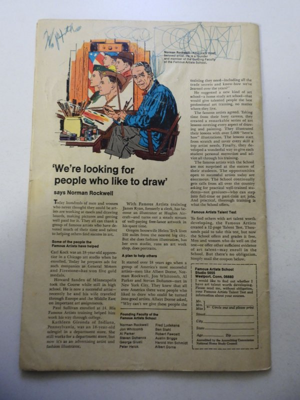 Daredevil #38 (1968) GD/VG Condition centerfold detached at one staple