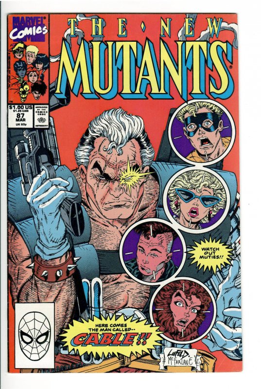 NEW MUTANTS 87 F/VF 7.0 1st APPEARANCE CABLE