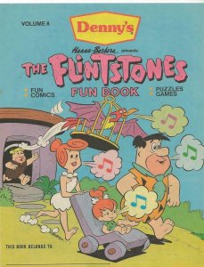 Flintstones Fun Book #8 ORIGINAL Vintage 1988 Denny's Promotional Comic