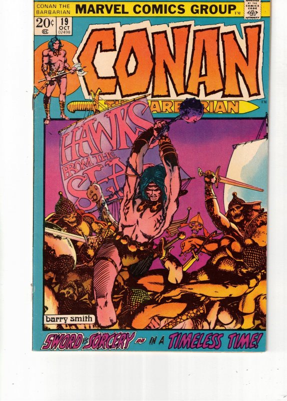 Conan the Barbarian #19 1972 VF/NM High-Grade Barry Windsor Smith Art Utah CERT