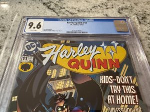 Harley Quinn # 11 CGC Graded 9.6 DC Comic Book 2001 Batman Joker Gotham JH27