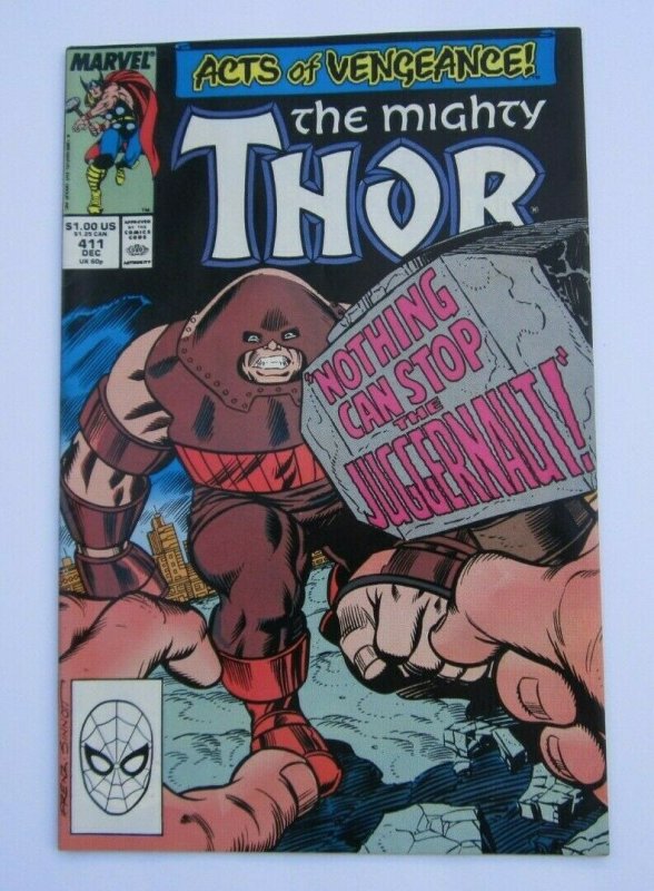 The Mighty Thor #411 VF+ Key Issue 1st App. New Warriors Marvel Comics 1989