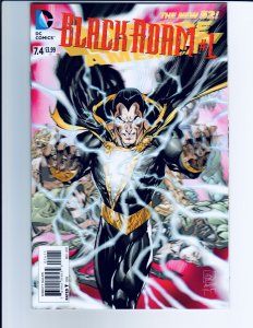 Justice League of America #7.4 3-D Motion Black Adam Cover (2013). NM