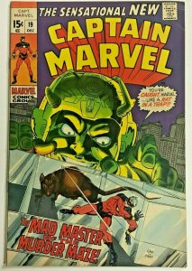 CAPTAIN MARVEL#19 FN/VF 1969 MARVEL SILVER AGE COMICS