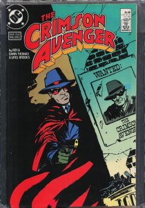 Crimson Avenger #1 (1988) The Crimson Avenger