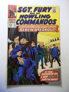 Sgt. Fury #35 (1966) VG+ Condition moisture stain bc