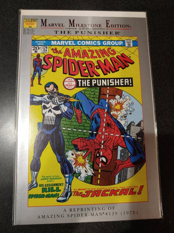 MARVEL MILESTONE EDITION AMAZING SPIDER-MAN #129 PUNISHER