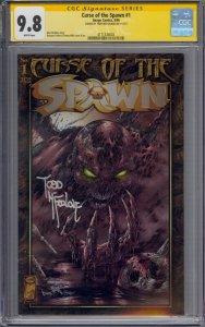 CURSE OF THE SPAWN #1 CGC 9.8 SS SIGNED FULL TODD MCFARLANE WHITE PAGES