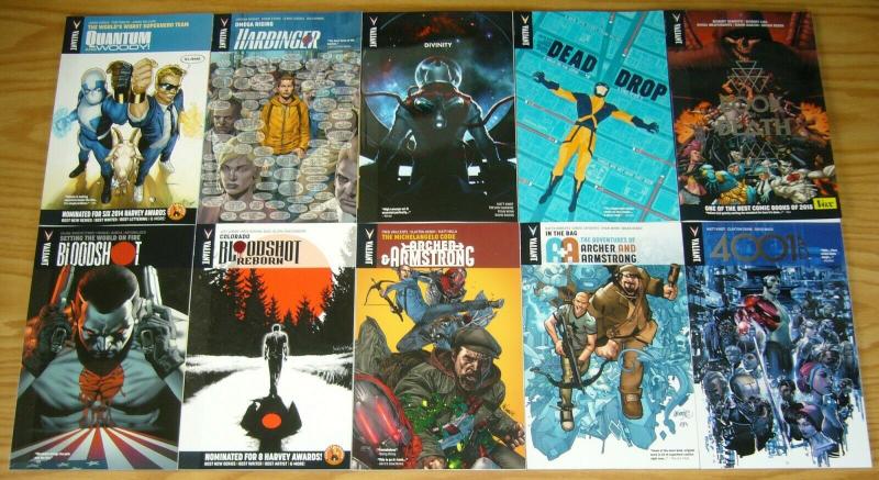 Lot of (15) Valiant TPBs - bloodshot - harbinger - x-o manowar - (value: $179)