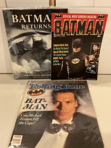 Batman 89 and Returns Movie Magazine Collection  See description