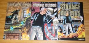 Warren Ellis' Strange Killings #1-3 VF/NM complete series - all wrap variants 2