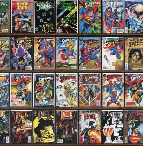 Huge Lot 140+ Comics with Adventures Of Superman, Action Comics & More!
