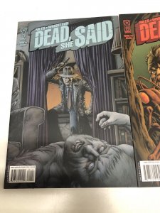 Dead She Said (2008) Set Issue # 1-3 IDW Publishing • Steve Niles • Wrightson