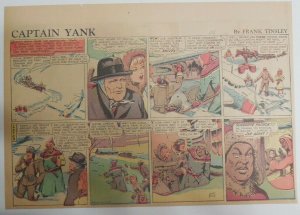 (52) Captain Yank Sundays by Frank Tinsley 1943 11 x 15 inches Complete Year !