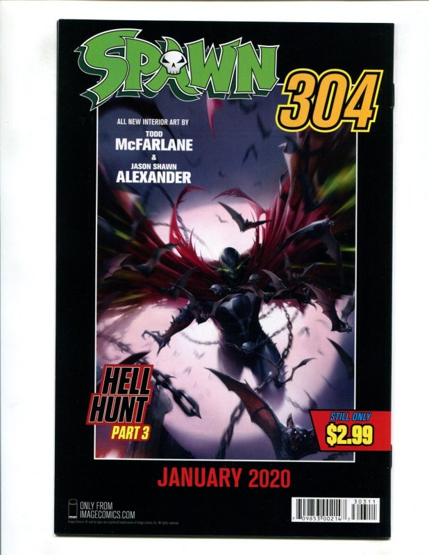 SPAWN #303 - FRANCESCO MATTINA COVER (9.2 OB) 2019