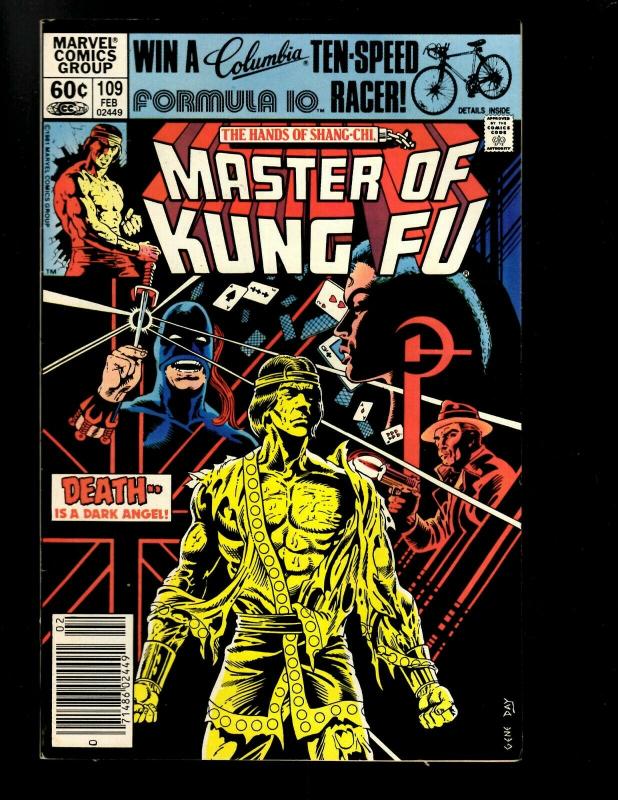 10 Master of Kung Fu Marvel Comics # 69 70 90 92 93 108 109 110 111 112 WS6