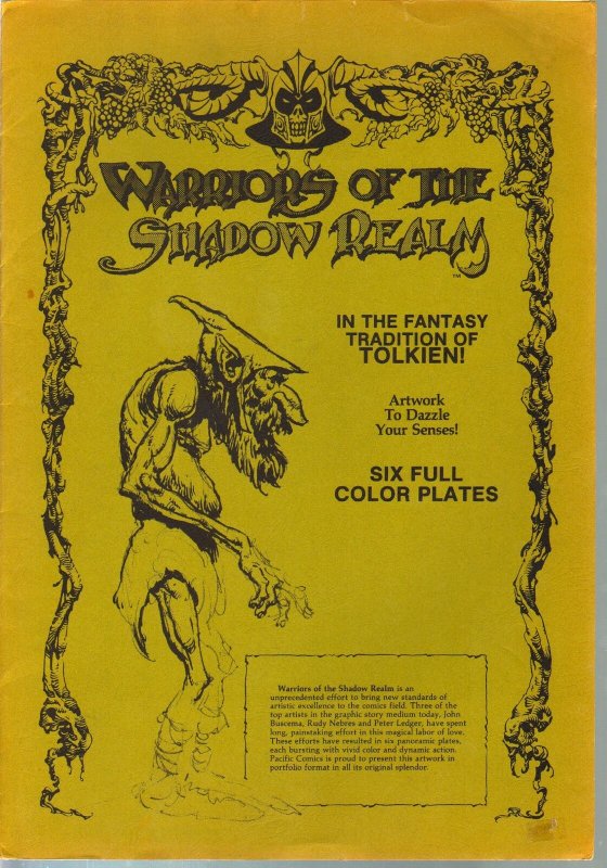 Warriors Of The Shadow Realm Portfolio 1979-Buscema-Tolien tradition-color pr...