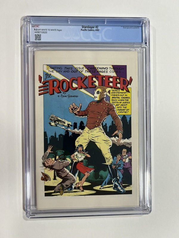 Starslayer 2 CGC 9.2 OW/WP Pacific Comics 1982