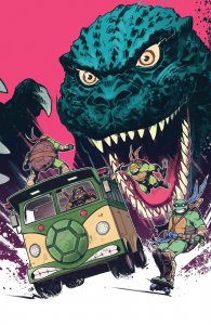 (2026) TMNT x GODZILLA #3 1:25 Wijngaard Virgin Variant Cover!