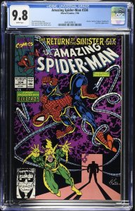 Amazing Spider-Man #334 (7/90) Graded CGC 9.8