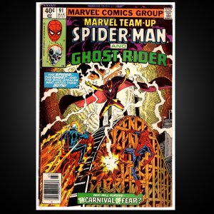 Marvel Team-Up #91 (1980) Ghost Rider FN+