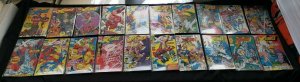 X-FORCE 53PC (VF) ISSUES #-1(flashback), 1-24,30-49 & 52-59, 1991-97