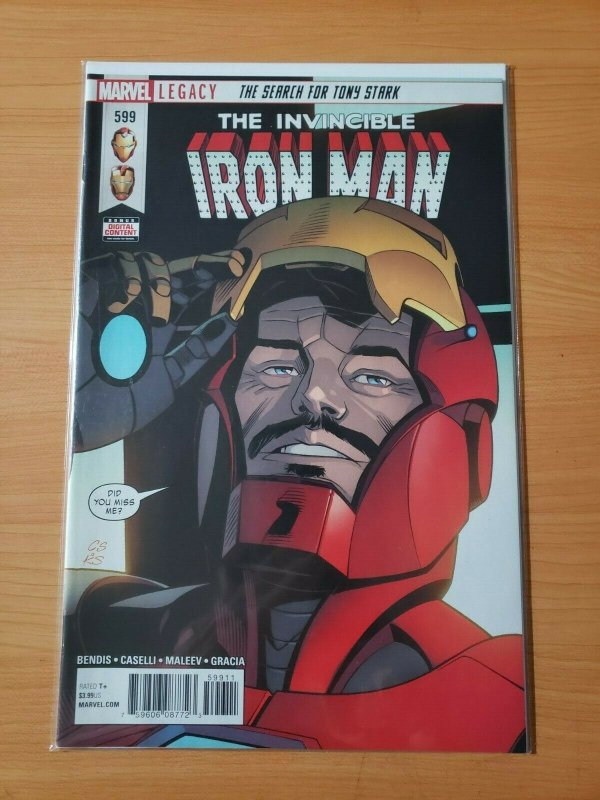 Invincible Iron Man #599 ~ NEAR MINT NM ~ 2018 Marvel Comics