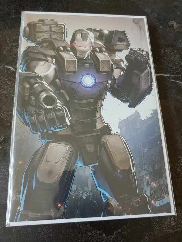 TONY STARK IRON MAN 6 SUJIN JO BATTLE LINES VARIANT WAR MACHINE AVENGERS 10/17