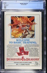 Suicide Squad #4 (8/87) Graded CGC 9.8