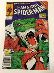 Spiderman 313 (March 1989) NEWSSTAND VF+  McFarlane era  Big LIZARD on campus