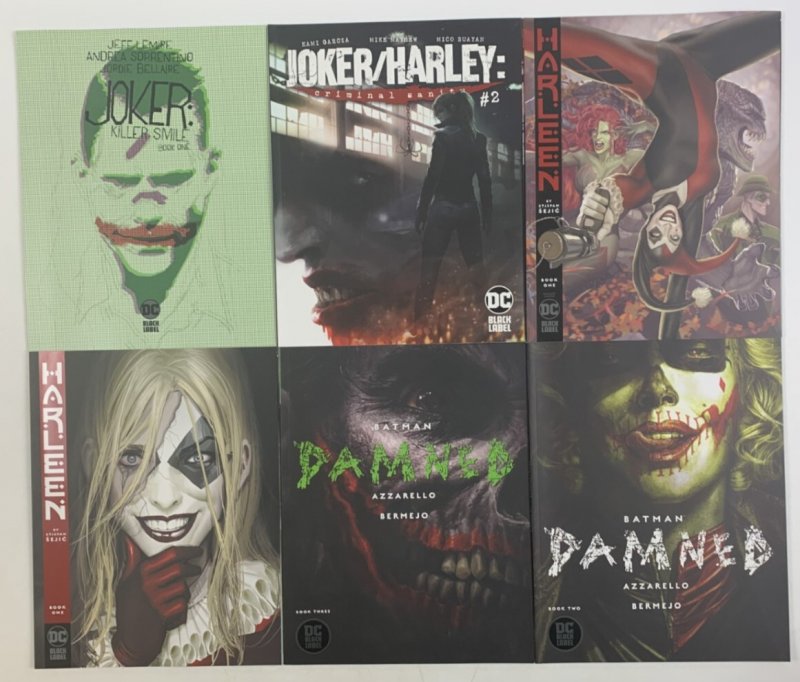 DC Black Label Lot: Batman Damned - Harleen - Joker/Harley Quinn ; DC (JH-MAG)
